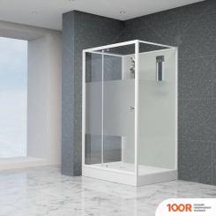 RGW AN-207 411320777-95 70X70 (БЕЛЫЙ/ПРОЗРАЧНОЕ-МАТОВОЕ СТЕКЛО) (344518)