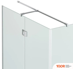 Benetto BEN-107_SL_M 100X100X220 (МАТОВОЕ СТЕКЛО/СЕРЕБРИСТЫЙ) (343311)