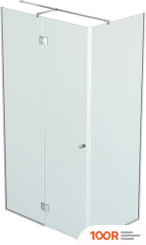 Benetto BEN-107_SL_M 100X100X220 (МАТОВОЕ СТЕКЛО/СЕРЕБРИСТЫЙ) (343311)