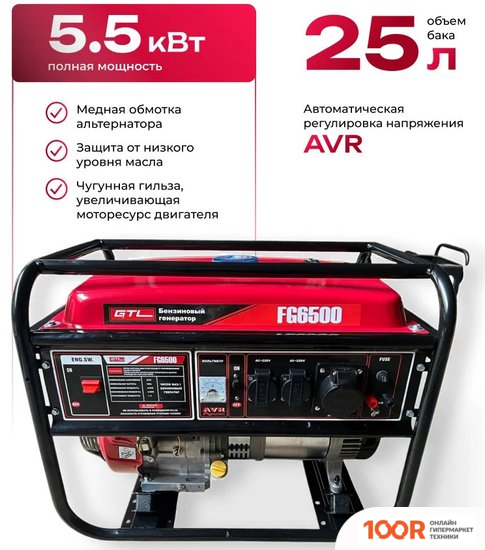 Генератор GTL FG6500 (341565)