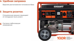 Генератор Gigant GGL-5500ES (341553)