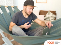 Ремесленник Павел ЛЬНЯНОЙ 200X120 СМ (ГОЛУБАЯ ЕЛЬ) (341433)