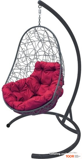 M-Group ОВАЛ 11140302 (СЕРЫЙ РОТАНГ/БОРДОВАЯ ПОДУШКА) (341273)