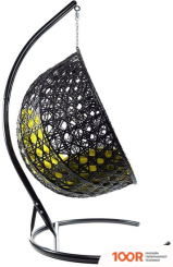 M-Group КАПЛЯ ЛЮКС 11030411 (ЧЕРНЫЙ РОТАНГ/ЖЕЛТАЯ ПОДУШКА) (341081)