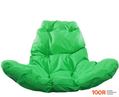 M-Group КАПЛЯ ЛЮКС 11030404 (ЧЕРНЫЙ РОТАНГ/ЗЕЛЕНАЯ ПОДУШКА) (341074)