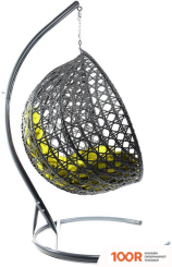 M-Group КАПЛЯ ЛЮКС 11030311 (СЕРЫЙ РОТАНГ/ЖЕЛТАЯ ПОДУШКА) (341070)