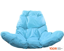 M-Group КАПЛЯ ЛЮКС 11030303 (СЕРЫЙ РОТАНГ/ГОЛУБАЯ ПОДУШКА) (341062)