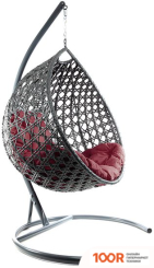 M-Group КАПЛЯ ЛЮКС 11030302 (СЕРЫЙ РОТАНГ/БОРДОВАЯ ПОДУШКА) (341061)