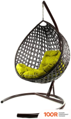 M-Group КАПЛЯ ЛЮКС 11030211 (КОРИЧНЕВЫЙ РОТАНГ/ЖЕЛТАЯ ПОДУШКА) (341059)