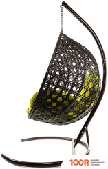 M-Group КАПЛЯ ЛЮКС 11030211 (КОРИЧНЕВЫЙ РОТАНГ/ЖЕЛТАЯ ПОДУШКА) (341059)