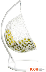 M-Group КАПЛЯ ЛЮКС 11030111 (БЕЛЫЙ РОТАНГ/ЖЕЛТАЯ ПОДУШКА) (341048)