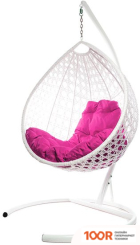 M-Group КАПЛЯ ЛЮКС 11030108 (БЕЛЫЙ РОТАНГ/РОЗОВАЯ ПОДУШКА) (341045)