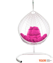 M-Group КАПЛЯ ЛЮКС 11030108 (БЕЛЫЙ РОТАНГ/РОЗОВАЯ ПОДУШКА) (341045)