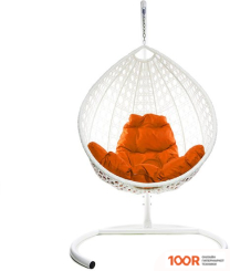 M-Group КАПЛЯ ЛЮКС 11030107 (БЕЛЫЙ РОТАНГ/ОРАНЖЕВАЯ ПОДУШКА) (341044)