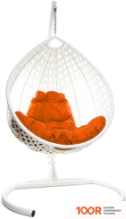 M-Group КАПЛЯ ЛЮКС 11030107 (БЕЛЫЙ РОТАНГ/ОРАНЖЕВАЯ ПОДУШКА) (341044)