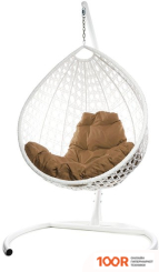 M-Group КАПЛЯ ЛЮКС 11030101 (БЕЛЫЙ РОТАНГ/БЕЖЕВАЯ ПОДУШКА) (341038)