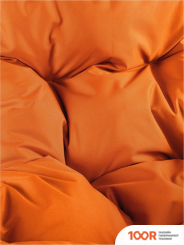 M-Group КАПЛЯ ЛОРИ 11530407 (ЧЕРНЫЙ РОТАНГ/ОРАНЖЕВАЯ ПОДУШКА) (341033)