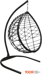 M-Group КАПЛЯ ЛОРИ 11530405 (ЧЕРНЫЙ РОТАНГ/КОРИЧНЕВАЯ ПОДУШКА) (341031)