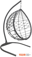 M-Group КАПЛЯ ЛОРИ 11530304 (СЕРЫЙ РОТАНГ/ЗЕЛЕНАЯ ПОДУШКА) (341020)