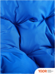 M-Group КАПЛЯ ЛОРИ 11530210 (КОРИЧНЕВЫЙ РОТАНГ/СИНЯЯ ПОДУШКА) (341016)