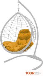 M-Group КАПЛЯ ЛОРИ 11530111 (БЕЛЫЙ РОТАНГ/ЖЕЛТАЯ ПОДУШКА) (341007)