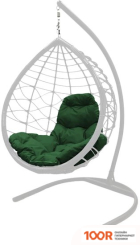 M-Group КАПЛЯ ЛОРИ 11530104 (БЕЛЫЙ РОТАНГ/ЗЕЛЕНАЯ ПОДУШКА) (341000)