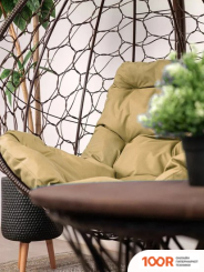 M-Group КАПЛЯ 11020201 (КОРИЧНЕВЫЙ РОТАНГ/БЕЖЕВАЯ ПОДУШКА) (340964)