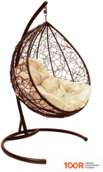 M-Group КАПЛЯ 11020201 (КОРИЧНЕВЫЙ РОТАНГ/БЕЖЕВАЯ ПОДУШКА) (340964)