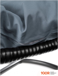 M-Group ДЛЯ ДВОИХ ЛЮКС 11510409 (ЧЕРНЫЙ РОТАНГ/СЕРАЯ ПОДУШКА) (340906)