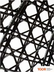 M-Group ДЛЯ ДВОИХ ЛЮКС 11510405 (ЧЕРНЫЙ РОТАНГ/КОРИЧНЕВАЯ ПОДУШКА) (340902)