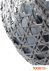 M-Group ДЛЯ ДВОИХ ЛЮКС 11510309 (СЕРЫЙ РОТАНГ/СЕРАЯ ПОДУШКА) (340896)