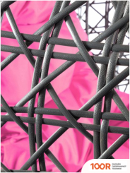 M-Group ДЛЯ ДВОИХ ЛЮКС 11510308 (СЕРЫЙ РОТАНГ/РОЗОВАЯ ПОДУШКА) (340895)