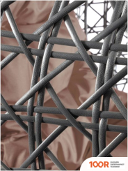 M-Group ДЛЯ ДВОИХ ЛЮКС 11510305 (СЕРЫЙ РОТАНГ/КОРИЧНЕВАЯ ПОДУШКА) (340893)