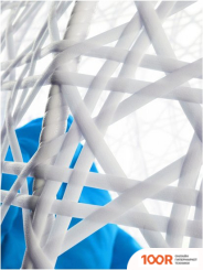 M-Group ДЛЯ ДВОИХ ЛЮКС 11510110 (БЕЛЫЙ РОТАНГ/СИНЯЯ ПОДУШКА) (340877)