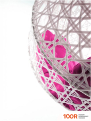 M-Group ДЛЯ ДВОИХ ЛЮКС 11510108 (БЕЛЫЙ РОТАНГ/РОЗОВАЯ ПОДУШКА) (340875)