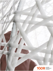 M-Group ДЛЯ ДВОИХ ЛЮКС 11510105 (БЕЛЫЙ РОТАНГ/КОРИЧНЕВАЯ ПОДУШКА) (340872)