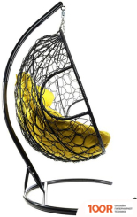 M-Group ДЛЯ ДВОИХ 11450411 (ЧЕРНЫЙ РОТАНГ/ЖЕЛТАЯ ПОДУШКА) (340867)