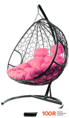 M-Group ДЛЯ ДВОИХ 11450408 (ЧЕРНЫЙ РОТАНГ/РОЗОВАЯ ПОДУШКА) (340864)