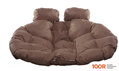 M-Group ДЛЯ ДВОИХ 11450405 (ЧЕРНЫЙ РОТАНГ/КОРИЧНЕВАЯ ПОДУШКА) (340861)