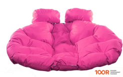 M-Group ДЛЯ ДВОИХ 11450308 (СЕРЫЙ РОТАНГ/РОЗОВАЯ ПОДУШКА) (340853)