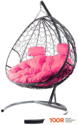 M-Group ДЛЯ ДВОИХ 11450308 (СЕРЫЙ РОТАНГ/РОЗОВАЯ ПОДУШКА) (340853)