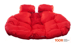 M-Group ДЛЯ ДВОИХ 11450306 (СЕРЫЙ РОТАНГ/КРАСНАЯ ПОДУШКА) (340851)