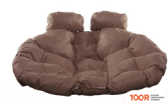 M-Group ДЛЯ ДВОИХ 11450305 (СЕРЫЙ РОТАНГ/КОРИЧНЕВАЯ ПОДУШКА) (340850)