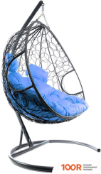 M-Group ДЛЯ ДВОИХ 11450303 (СЕРЫЙ РОТАНГ/ГОЛУБАЯ ПОДУШКА) (340848)