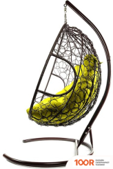 M-Group ДЛЯ ДВОИХ 11450211 (КОРИЧНЕВЫЙ РОТАНГ/ЖЕЛТАЯ ПОДУШКА) (340846)