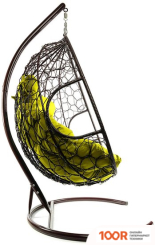 M-Group ДЛЯ ДВОИХ 11450211 (КОРИЧНЕВЫЙ РОТАНГ/ЖЕЛТАЯ ПОДУШКА) (340846)