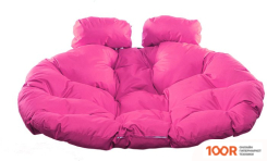 M-Group ДЛЯ ДВОИХ 11450208 (КОРИЧНЕВЫЙ РОТАНГ/РОЗОВАЯ ПОДУШКА) (340843)