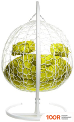 M-Group ДЛЯ ДВОИХ 11450111 (БЕЛЫЙ РОТАНГ/ЖЕЛТАЯ ПОДУШКА) (340835)