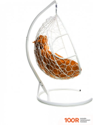 M-Group ДЛЯ ДВОИХ 11450107 (БЕЛЫЙ РОТАНГ/ОРАНЖЕВАЯ ПОДУШКА) (340831)