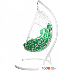 M-Group ДЛЯ ДВОИХ 11450104 (БЕЛЫЙ РОТАНГ/ЗЕЛЕНАЯ ПОДУШКА) (340828)